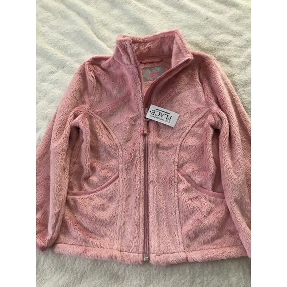 Girl’s Size XS sherpa sweater The childrens  PLACE Rose Quartz Full Zip - Picture 7 of 12